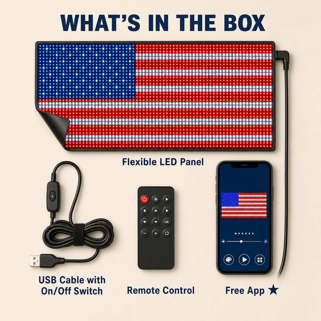 MAGA GLOW Rear Window LED Display